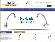 Tablet Screenshot of mundimetais.com.br